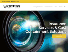Tablet Screenshot of contegoservicesgroup.com